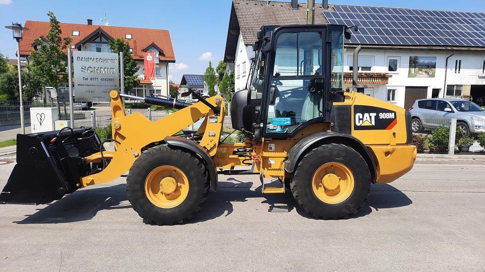 Cat 908M Radlader Hoflader Lader Schaufellader - Kniklader: afbeelding 1 Cat 908M Radlader Hoflader Lader Schaufellader - Kniklader: afbeelding 1