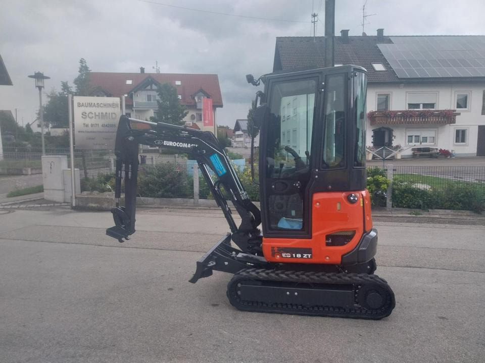 Eurocomach 18ZT Minibagger Kubota Bagger Kettenbagger - Minigraafmachine: afbeelding 1 Eurocomach 18ZT Minibagger Kubota Bagger Kettenbagger - Minigraafmachine: afbeelding 1