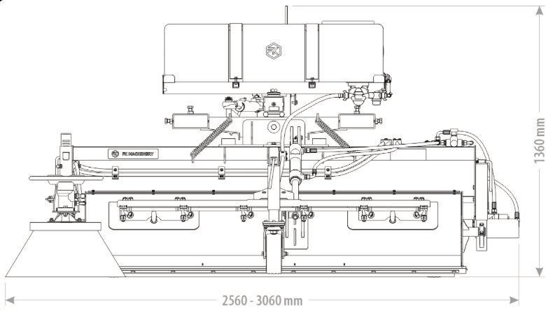 Kehrmaschine 1,2 1,5, 1,8m 2,3m Schlepper Radlader Teleskoplader - Veeg: afbeelding 3 Kehrmaschine 1,2 1,5, 1,8m 2,3m Schlepper Radlader Teleskoplader - Veeg: afbeelding 3