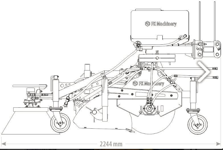 Kehrmaschine 1,2 1,5, 1,8m 2,3m Schlepper Radlader Teleskoplader - Veeg: afbeelding 2 Kehrmaschine 1,2 1,5, 1,8m 2,3m Schlepper Radlader Teleskoplader - Veeg: afbeelding 2