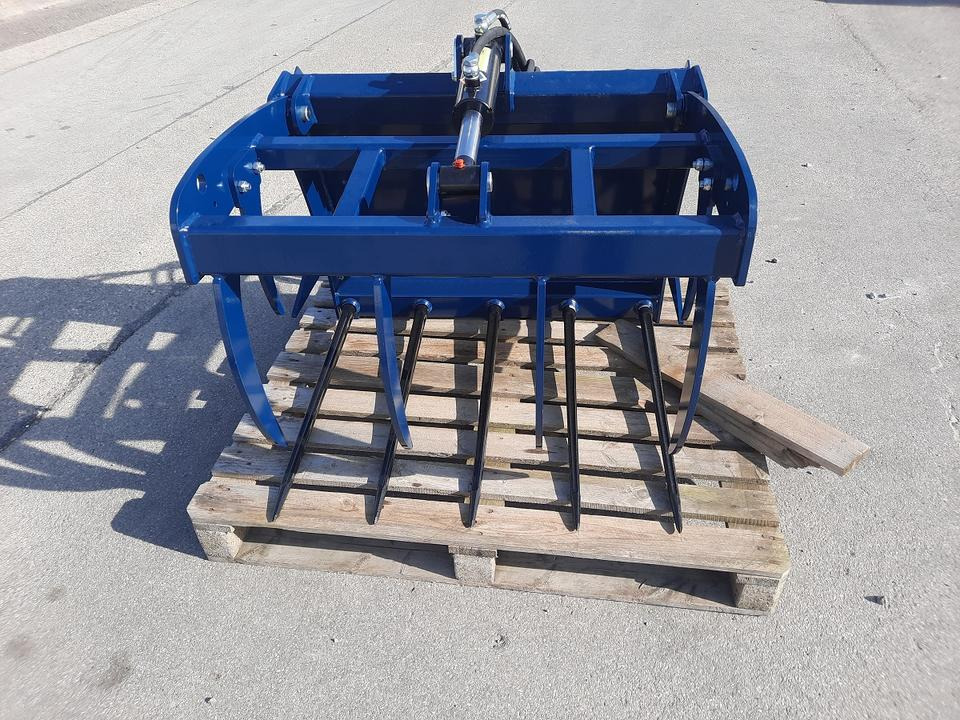 Krokodilgebiss mini Greifschaufel Frontlader Hoflader Euro - Silo materieel: afbeelding 1 Krokodilgebiss mini Greifschaufel Frontlader Hoflader Euro - Silo materieel: afbeelding 1