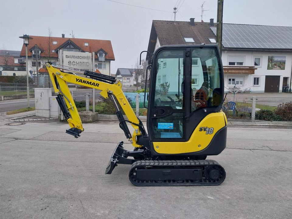 Minibagger Yanmar SV 18 Takeuchi Kettenbagger Bagger - Minigraafmachine: afbeelding 1 Minibagger Yanmar SV 18 Takeuchi Kettenbagger Bagger - Minigraafmachine: afbeelding 1