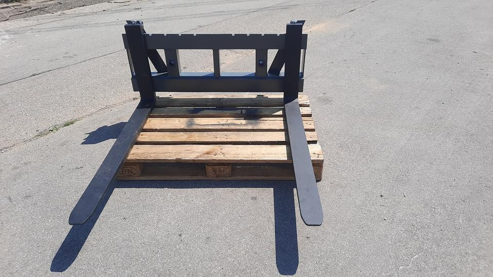 Palettengabel Euro Palettengabelträger Gabel Frontlader - Vorken: afbeelding 2 Palettengabel Euro Palettengabelträger Gabel Frontlader - Vorken: afbeelding 2