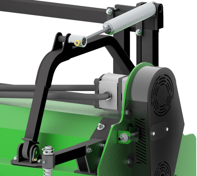 Talex Mulcher hydraulisch 1,50m für Hoflader Weidemann Kramer - Klepelmaaier: afbeelding 4 Talex Mulcher hydraulisch 1,50m für Hoflader Weidemann Kramer - Klepelmaaier: afbeelding 4