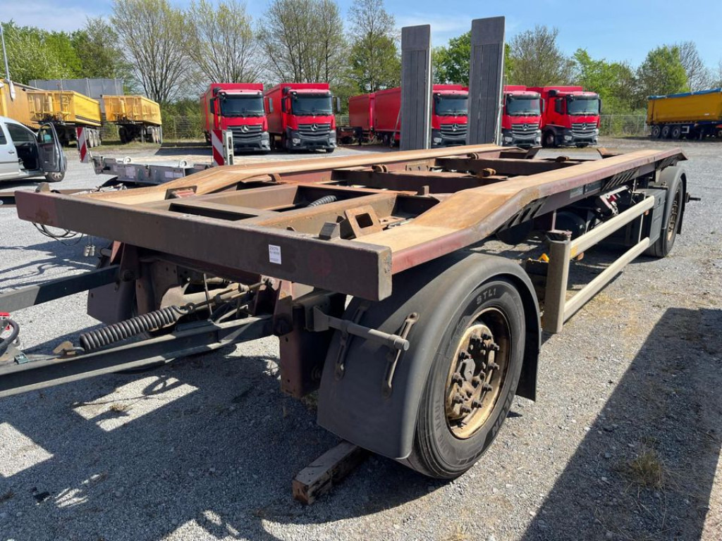 HUEFFERMANN 2-achs Abrollanhänger HAR 18.70 Containeranhänger - Haakarm/ Portaalarm aanhanger: afbeelding 1 HUEFFERMANN 2-achs Abrollanhänger HAR 18.70 Containeranhänger - Haakarm/ Portaalarm aanhanger: afbeelding 1