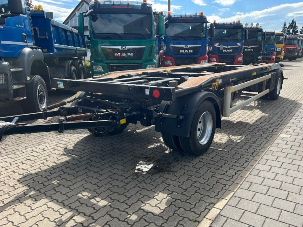 HUEFFERMANN Kombianhänger HKA 18.70 Containeranhänger Top Zust. - Containertransporter/ Wissellaadbak aanhangwagen: afbeelding 1 HUEFFERMANN Kombianhänger HKA 18.70 Containeranhänger Top Zust. - Containertransporter/ Wissellaadbak aanhangwagen: afbeelding 1