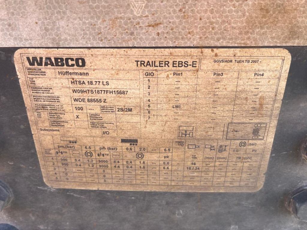 HUEFFERMANN Tandemanhänger HTA 1877 Containeranhänger - Haakarm/ Portaalarm aanhanger: afbeelding 2 HUEFFERMANN Tandemanhänger HTA 1877 Containeranhänger - Haakarm/ Portaalarm aanhanger: afbeelding 2