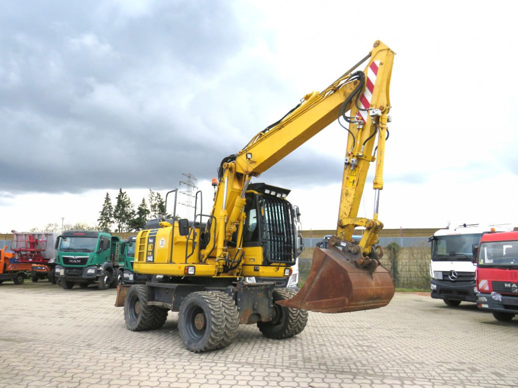 KOMATSU HANOMAG Mobilbagger PW 148 - 8 Bagger 6.824h Deutsch top - Mobiele graafmachine: afbeelding 5 KOMATSU HANOMAG Mobilbagger PW 148 - 8 Bagger 6.824h Deutsch top - Mobiele graafmachine: afbeelding 5