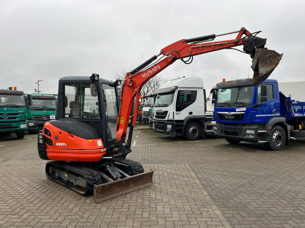 KUBOTA Minibagger KX 61 Minibagger 2245h, incl. Grabn+Tieflöffel - Minigraafmachine: afbeelding 1 KUBOTA Minibagger KX 61 Minibagger 2245h, incl. Grabn+Tieflöffel - Minigraafmachine: afbeelding 1