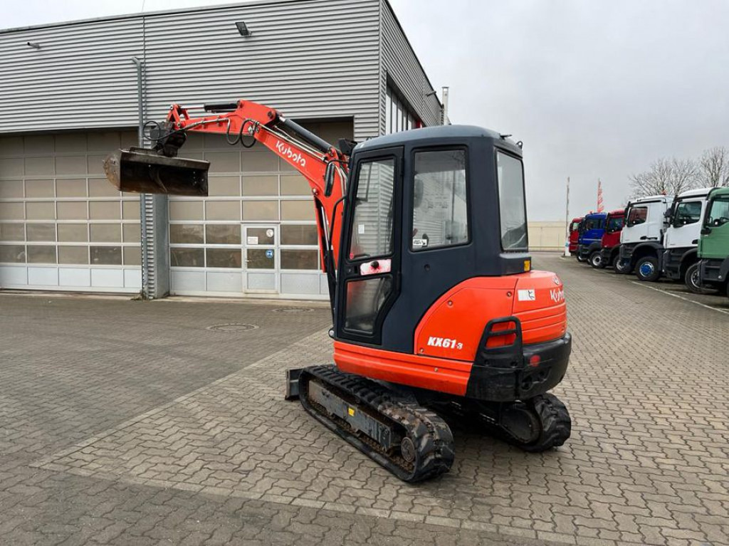 KUBOTA Minibagger KX 61 Minibagger 2245h, incl. Grabn+Tieflöffel - Minigraafmachine: afbeelding 3 KUBOTA Minibagger KX 61 Minibagger 2245h, incl. Grabn+Tieflöffel - Minigraafmachine: afbeelding 3