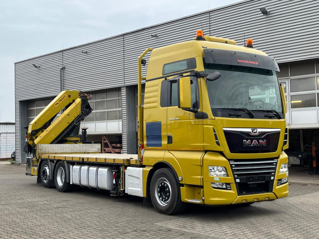 MAN MAN TG-X Pritsche Heckkran 26.500 6x2-2 LL 53m/to, Funk, Twistlock. - Vrachtwagen met open laadbak, Kraanwagen: afbeelding 2 MAN MAN TG-X Pritsche Heckkran 26.500 6x2-2 LL 53m/to, Funk, Twistlock. - Vrachtwagen met open laadbak, Kraanwagen: afbeelding 2