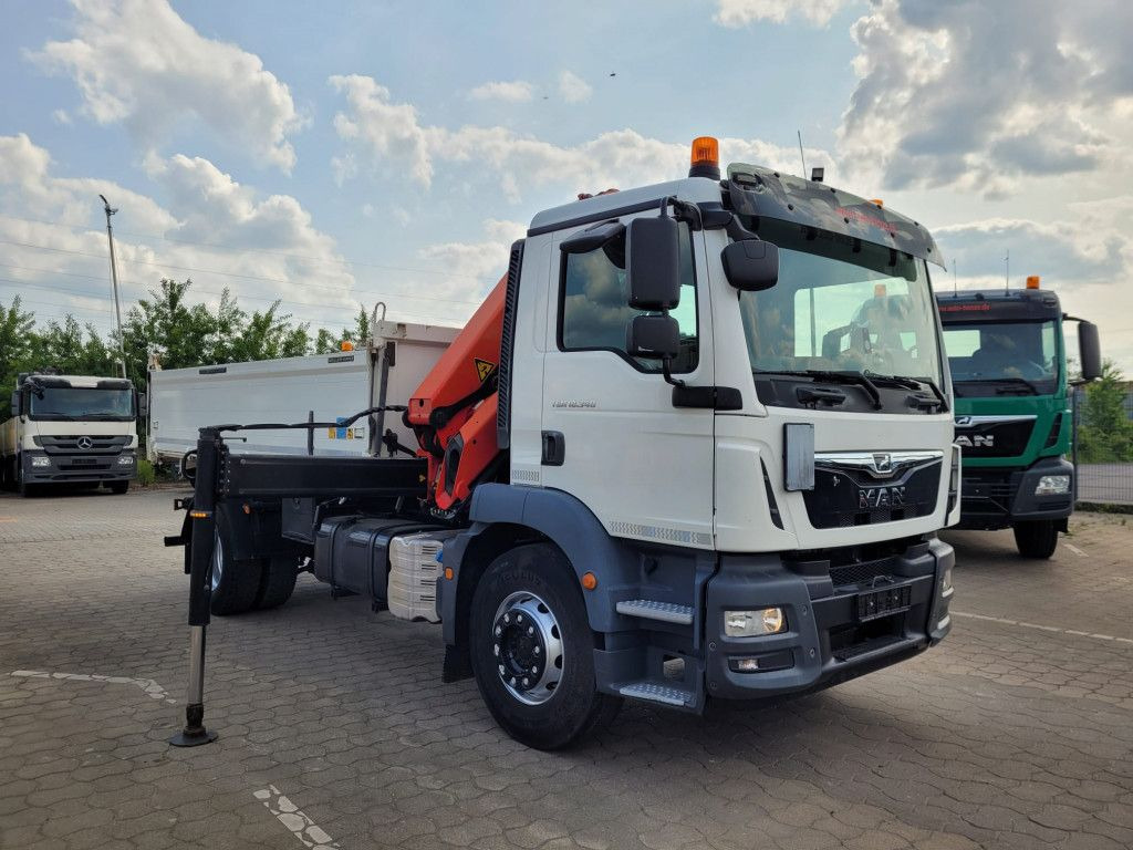 MAN TG-M 18.340 4x2 2-Achs Kipper Kran Palf. PK 130 - Kipper vrachtwagen, Kraanwagen: afbeelding 2 MAN TG-M 18.340 4x2 2-Achs Kipper Kran Palf. PK 130 - Kipper vrachtwagen, Kraanwagen: afbeelding 2