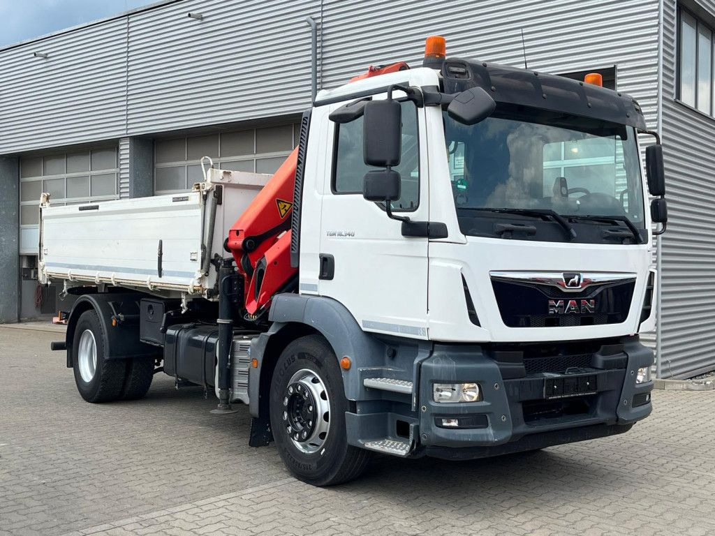 MAN TG-M 18.340 4x2 2-Achs Kipper Kran Palf. PK 130 - Kipper vrachtwagen, Kraanwagen: afbeelding 2 MAN TG-M 18.340 4x2 2-Achs Kipper Kran Palf. PK 130 - Kipper vrachtwagen, Kraanwagen: afbeelding 2