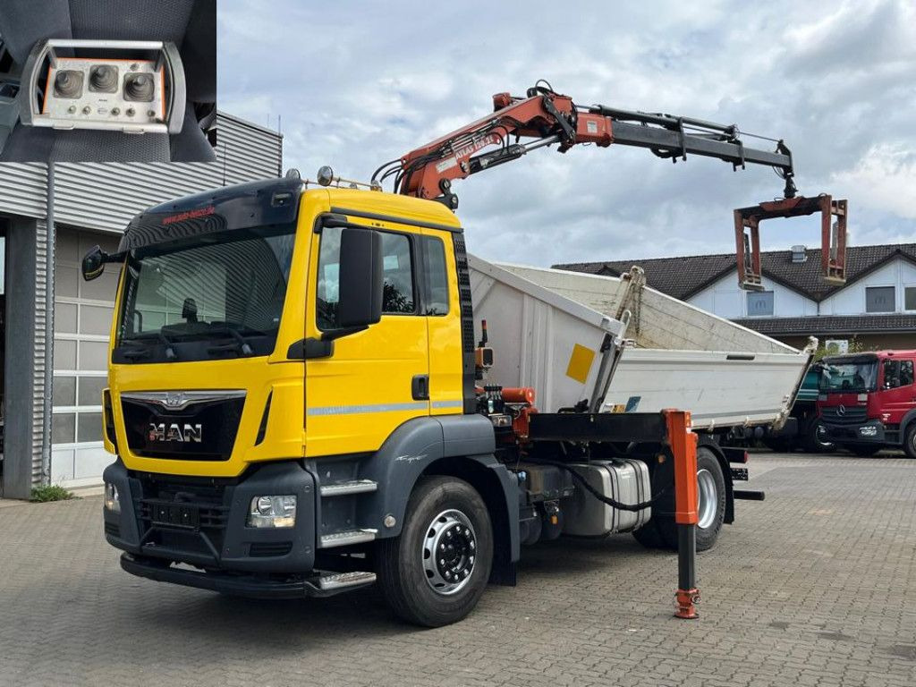 MAN TG-S 18.400 4x2 BL 2-Achs Kipper Kran Atlas 120+ - Kipper vrachtwagen, Kraanwagen: afbeelding 1 MAN TG-S 18.400 4x2 BL 2-Achs Kipper Kran Atlas 120+ - Kipper vrachtwagen, Kraanwagen: afbeelding 1