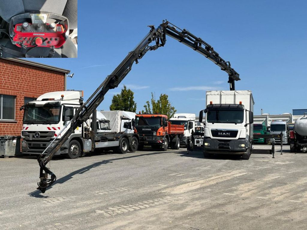 Vrachtwagen met open laadbak, Kraanwagen MAN TG-S 26.360 6x2-2LL Pritsche Heckkran 34m/to, Ji: afbeelding 1
