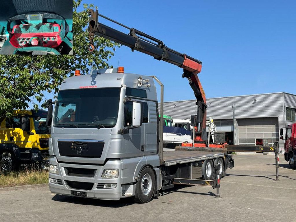 MAN TG-X 26.400 6x2 Pritsche Heckkran Palfinger 3400 - Vrachtwagen met open laadbak, Kraanwagen: afbeelding 3 MAN TG-X 26.400 6x2 Pritsche Heckkran Palfinger 3400 - Vrachtwagen met open laadbak, Kraanwagen: afbeelding 3