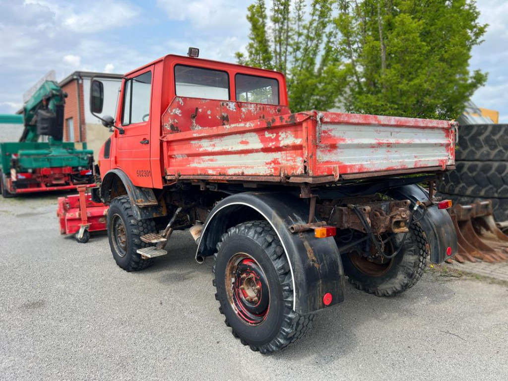 MERCEDES-BENZ Unimog U 424 2-Achs Allradkipper Front+Heckhydraulik Besen - Kipper vrachtwagen: afbeelding 4 MERCEDES-BENZ Unimog U 424 2-Achs Allradkipper Front+Heckhydraulik Besen - Kipper vrachtwagen: afbeelding 4