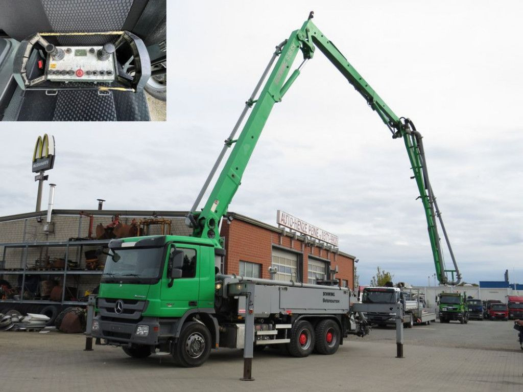 Mercedes-Benz Actros 2641 6x4 Betonpumpe Schwing S 36 X nur 2 - Betonpomp: afbeelding 1 Mercedes-Benz Actros 2641 6x4 Betonpumpe Schwing S 36 X nur 2 - Betonpomp: afbeelding 1