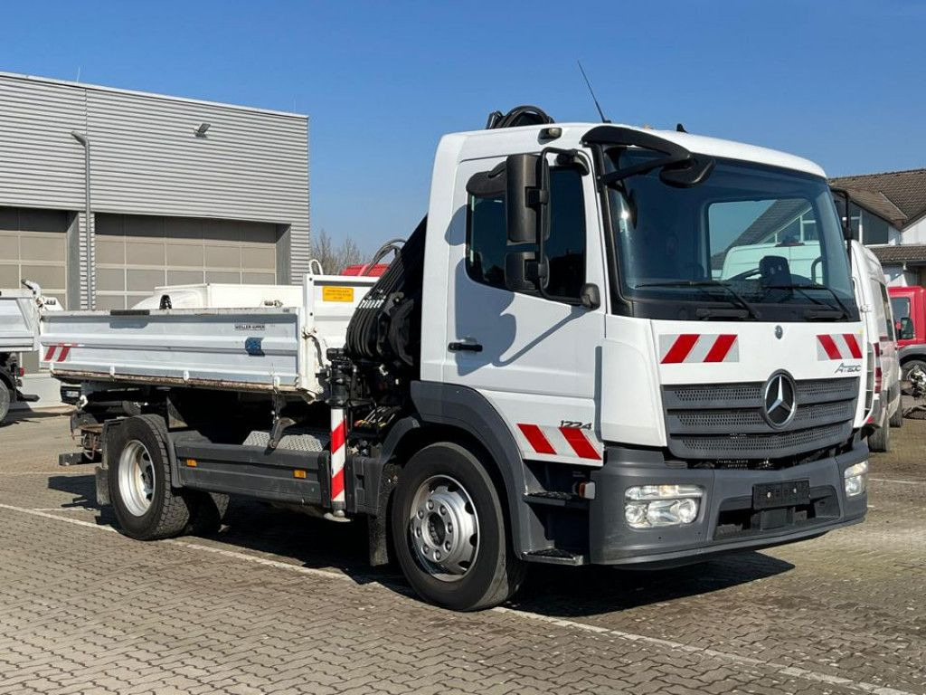 Mercedes-Benz Atego 1224 K 2-Achs Kipper Kran Hiab +Greiferst. - Kipper vrachtwagen, Kraanwagen: afbeelding 2 Mercedes-Benz Atego 1224 K 2-Achs Kipper Kran Hiab +Greiferst. - Kipper vrachtwagen, Kraanwagen: afbeelding 2