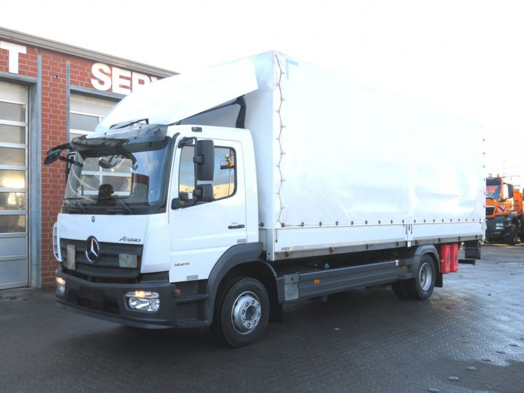 Mercedes-Benz Atego 1224 L Pritsche LBW LBW 1.5to - Schuifzeilen vrachtwagen: afbeelding 1 Mercedes-Benz Atego 1224 L Pritsche LBW LBW 1.5to - Schuifzeilen vrachtwagen: afbeelding 1
