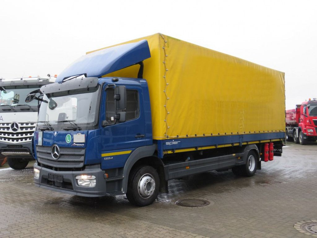 Mercedes-Benz Atego 1224 L Pritsche LBW LBW 1.5to - Schuifzeilen vrachtwagen: afbeelding 1 Mercedes-Benz Atego 1224 L Pritsche LBW LBW 1.5to - Schuifzeilen vrachtwagen: afbeelding 1
