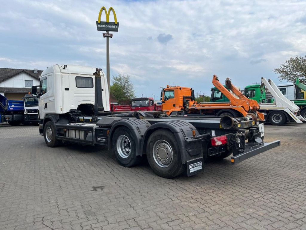 Scania G 420 LB6x2 Abrollkipper Meiller RK 20.70 Scania G 420 LB6x2 Abrollkipper Meiller RK 20.70 - Haakarmsysteem vrachtwagen: afbeelding 3 Scania G 420 LB6x2 Abrollkipper Meiller RK 20.70 Scania G 420 LB6x2 Abrollkipper Meiller RK 20.70 - Haakarmsysteem vrachtwagen: afbeelding 3
