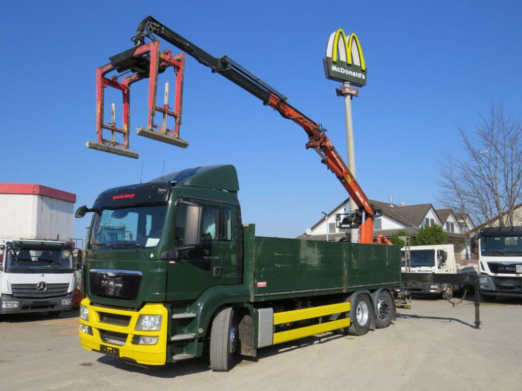 MAN TG-S 26.400 6x2-2 BL Pritsche Heckkran Atlas 165 - Vrachtwagen, Kraanwagen: afbeelding 1 MAN TG-S 26.400 6x2-2 BL Pritsche Heckkran Atlas 165 - Vrachtwagen, Kraanwagen: afbeelding 1