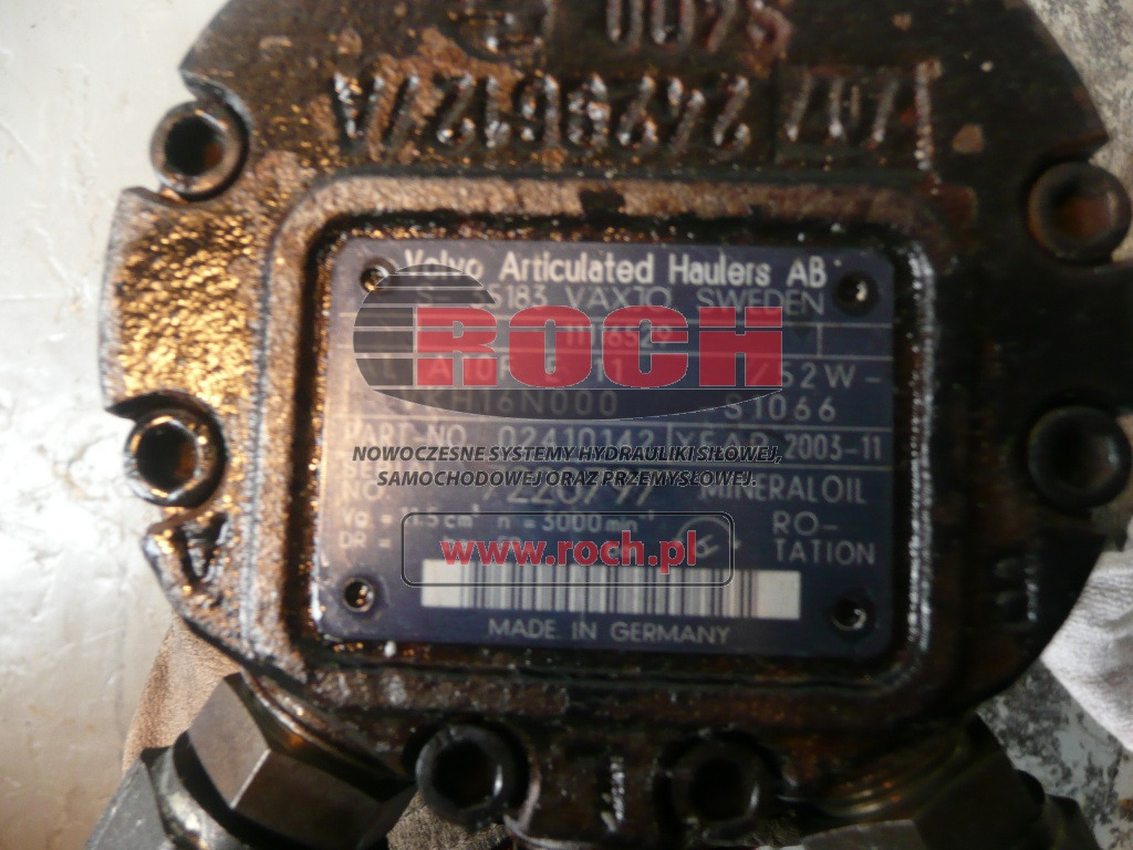 VOLVO AL A10FE11/52W-VKH16N000-S1066 11116529 02410142 - Hydromotor: afbeelding 1 VOLVO AL A10FE11/52W-VKH16N000-S1066 11116529 02410142 - Hydromotor: afbeelding 1