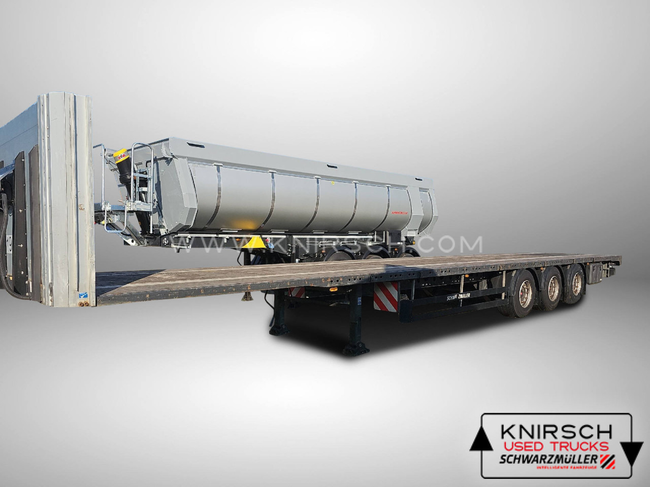 SCHWARZMUELLER J-3A-80 Plateausattel - Open/ Plateau aanhangwagen: afbeelding 1 SCHWARZMUELLER J-3A-80 Plateausattel - Open/ Plateau aanhangwagen: afbeelding 1