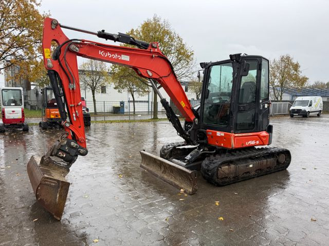 Kubota U56-5, Bj 20, 2540 BH, Tilt HS03, TL - Minigraafmachine: afbeelding 1 Kubota U56-5, Bj 20, 2540 BH, Tilt HS03, TL - Minigraafmachine: afbeelding 1