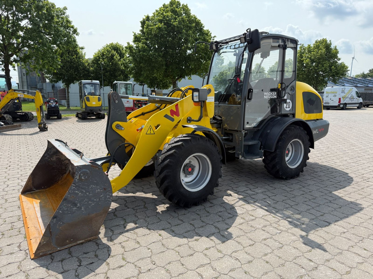 Wacker WL 44, BJ 22, 775 BH, Schaufel, Gabel, TOP - Wiellader: afbeelding 1 Wacker WL 44, BJ 22, 775 BH, Schaufel, Gabel, TOP - Wiellader: afbeelding 1