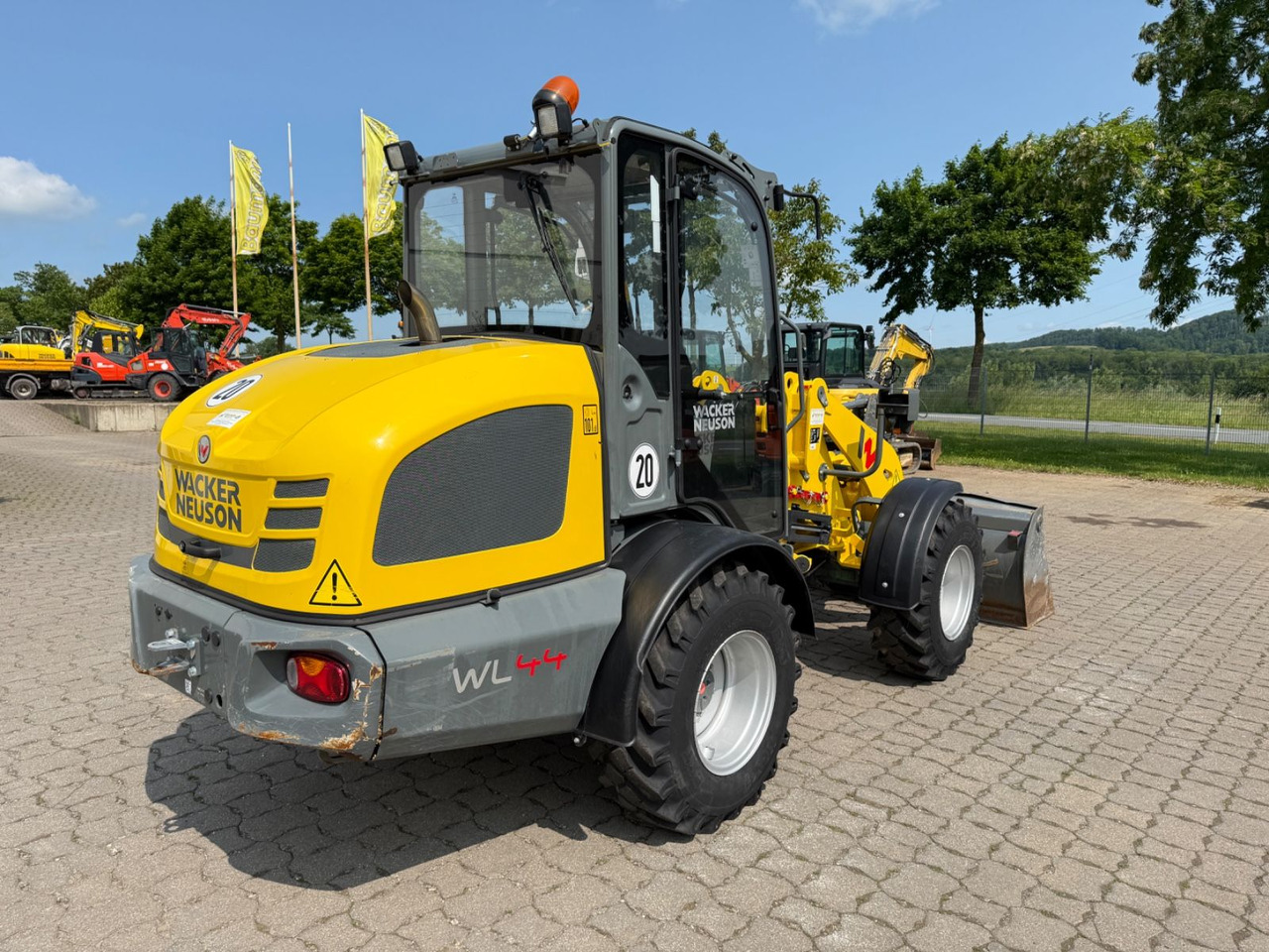 Wacker WL 44, BJ 22, 775 BH, Schaufel, Gabel, TOP - Wiellader: afbeelding 4 Wacker WL 44, BJ 22, 775 BH, Schaufel, Gabel, TOP - Wiellader: afbeelding 4