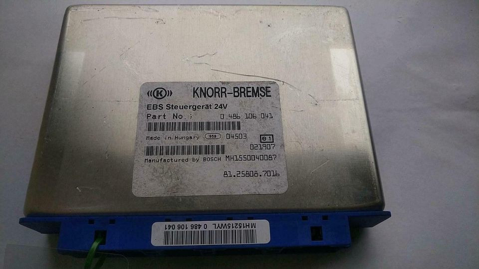 MAN TGA EBS Steuergerät 81.25808-7016 - ECU voor Vrachtwagen: afbeelding 1 MAN TGA EBS Steuergerät 81.25808-7016 - ECU voor Vrachtwagen: afbeelding 1