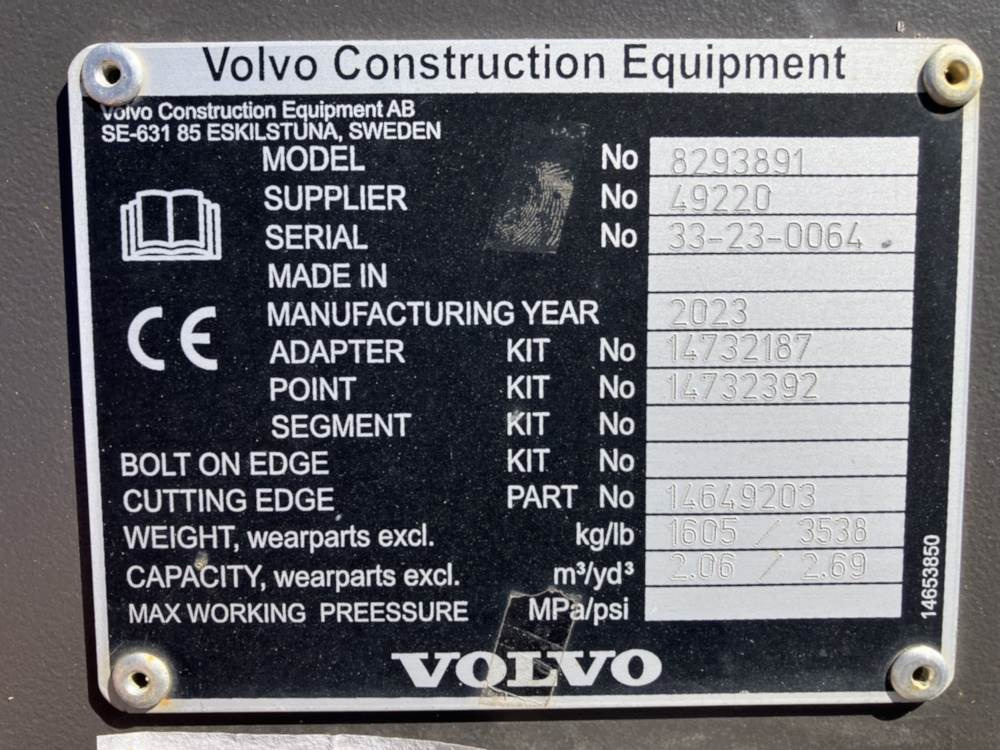 Volvo Tieflöffel mit Zähne S2 - Graaflaadmachine: afbeelding 4 Volvo Tieflöffel mit Zähne S2 - Graaflaadmachine: afbeelding 4