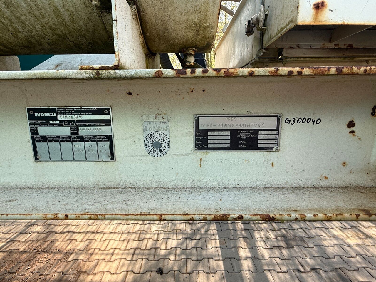 Betonmixer Betonmischer-Auflieger Stetter 10 m³ mit Motor: afbeelding 8