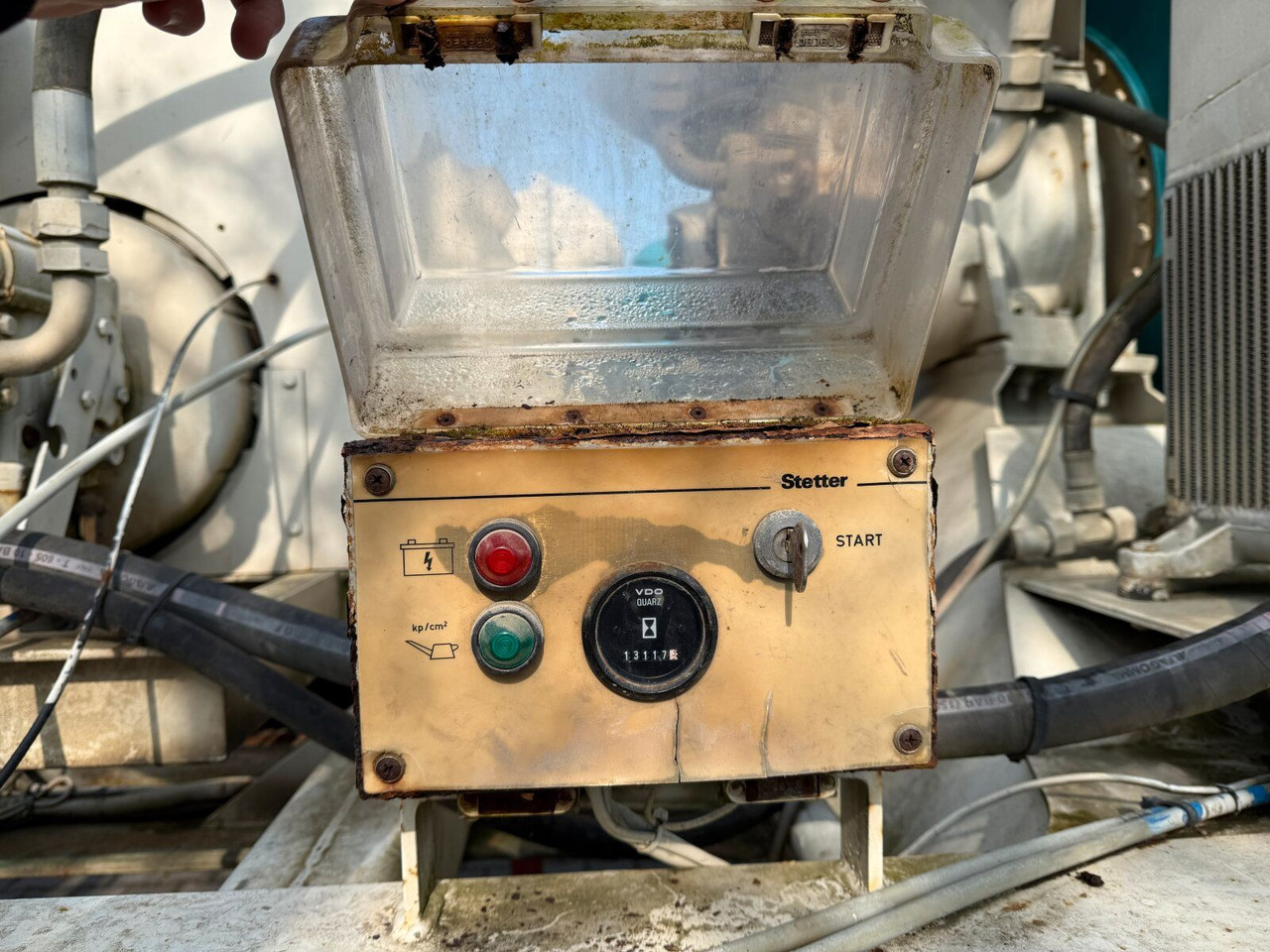 Betonmixer Betonmischer-Auflieger Stetter 10 m³ mit Motor: afbeelding 13