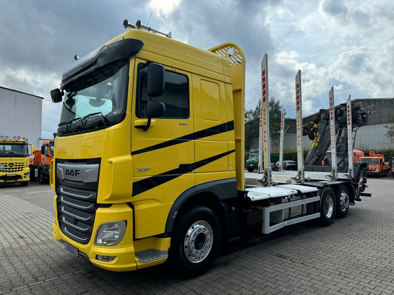 DAF XF 530 6x2 Holztransport Kran PENZ 15Z9.50 *Anh. - Houttransport, Kraanwagen: afbeelding 3 DAF XF 530 6x2 Holztransport Kran PENZ 15Z9.50 *Anh. - Houttransport, Kraanwagen: afbeelding 3