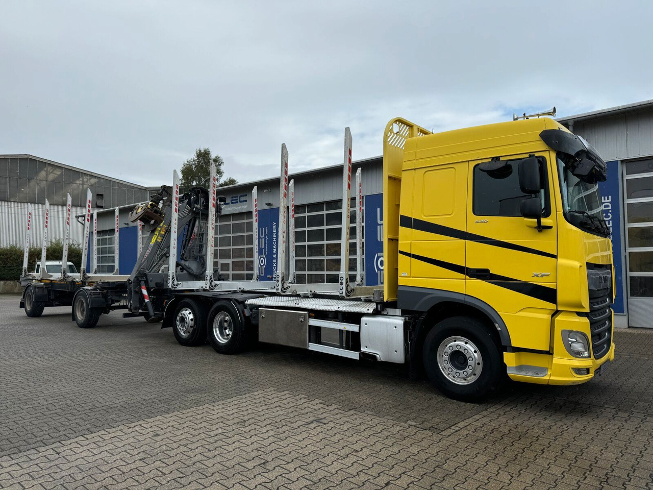 DAF XF 530 6x2 Holztransport Kran PENZ 15Z9.50 *Anh. - Houttransport, Kraanwagen: afbeelding 2 DAF XF 530 6x2 Holztransport Kran PENZ 15Z9.50 *Anh. - Houttransport, Kraanwagen: afbeelding 2
