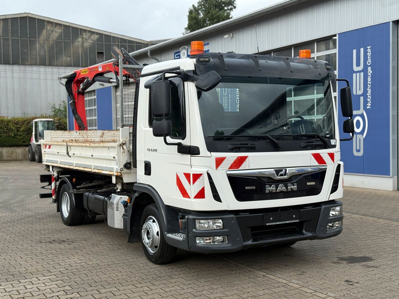 MAN TGL 8.220 4x2 Kipper Kran Palfinger 7.001-K A - Kipper bestelwagen: afbeelding 1 MAN TGL 8.220 4x2 Kipper Kran Palfinger 7.001-K A - Kipper bestelwagen: afbeelding 1