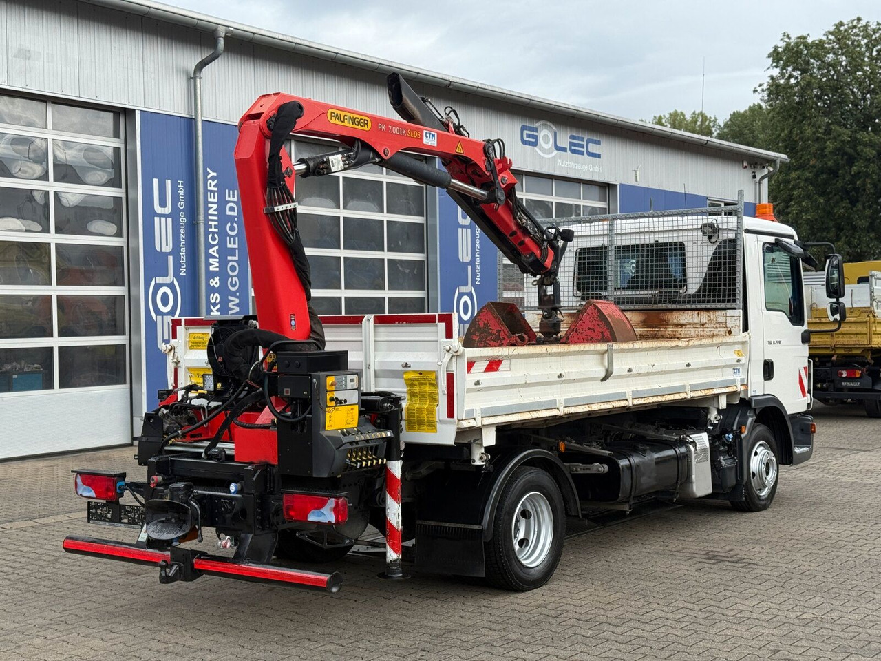 MAN TGL 8.220 4x2 Kipper Kran Palfinger 7.001-K A - Kipper bestelwagen: afbeelding 3 MAN TGL 8.220 4x2 Kipper Kran Palfinger 7.001-K A - Kipper bestelwagen: afbeelding 3