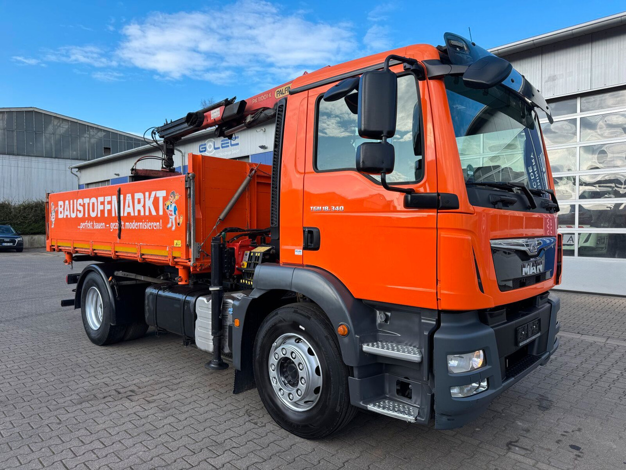MAN TGM 18.340 4x2 Euro 6 Kipper Kran PK11001.K - Kipper vrachtwagen, Kraanwagen: afbeelding 1 MAN TGM 18.340 4x2 Euro 6 Kipper Kran PK11001.K - Kipper vrachtwagen, Kraanwagen: afbeelding 1