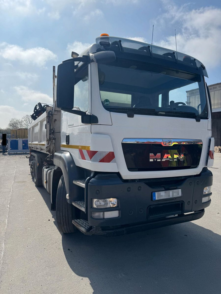MAN TGS 26.400 6x2*4 Kipper Bordm. Kran ATLAS 172.3E - Kraanwagen: afbeelding 1 MAN TGS 26.400 6x2*4 Kipper Bordm. Kran ATLAS 172.3E - Kraanwagen: afbeelding 1