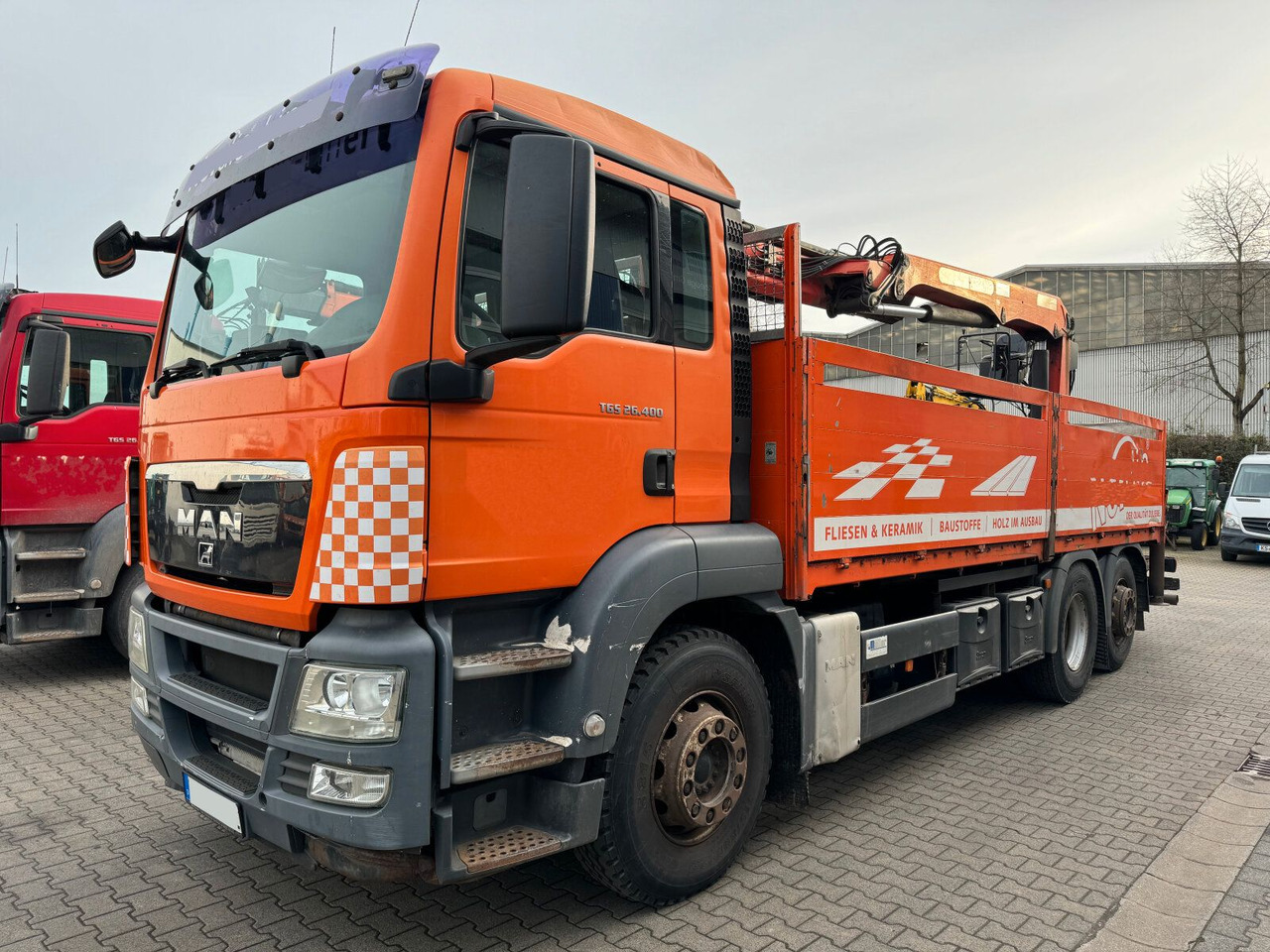 MAN TGS 26.400 6x2 Pritsche Kran Palfinger PK 18001L - Kraanwagen: afbeelding 2 MAN TGS 26.400 6x2 Pritsche Kran Palfinger PK 18001L - Kraanwagen: afbeelding 2