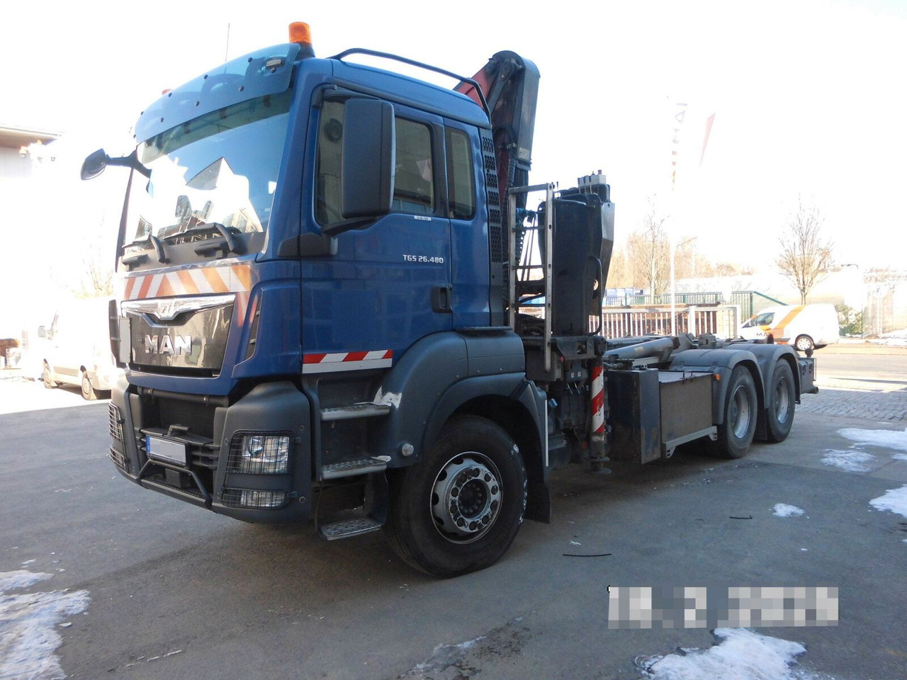 MAN TGS 28.480 6x4 Abrollkipper + Kran bis 4,63 T - Kraanwagen: afbeelding 2 MAN TGS 28.480 6x4 Abrollkipper + Kran bis 4,63 T - Kraanwagen: afbeelding 2