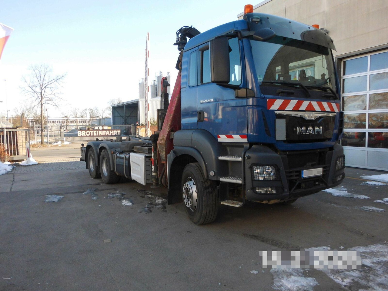 MAN TGS 28.480 6x4 Abrollkipper + Kran bis 4,63 T - Haakarmsysteem vrachtwagen, Kraanwagen: afbeelding 1 MAN TGS 28.480 6x4 Abrollkipper + Kran bis 4,63 T - Haakarmsysteem vrachtwagen, Kraanwagen: afbeelding 1