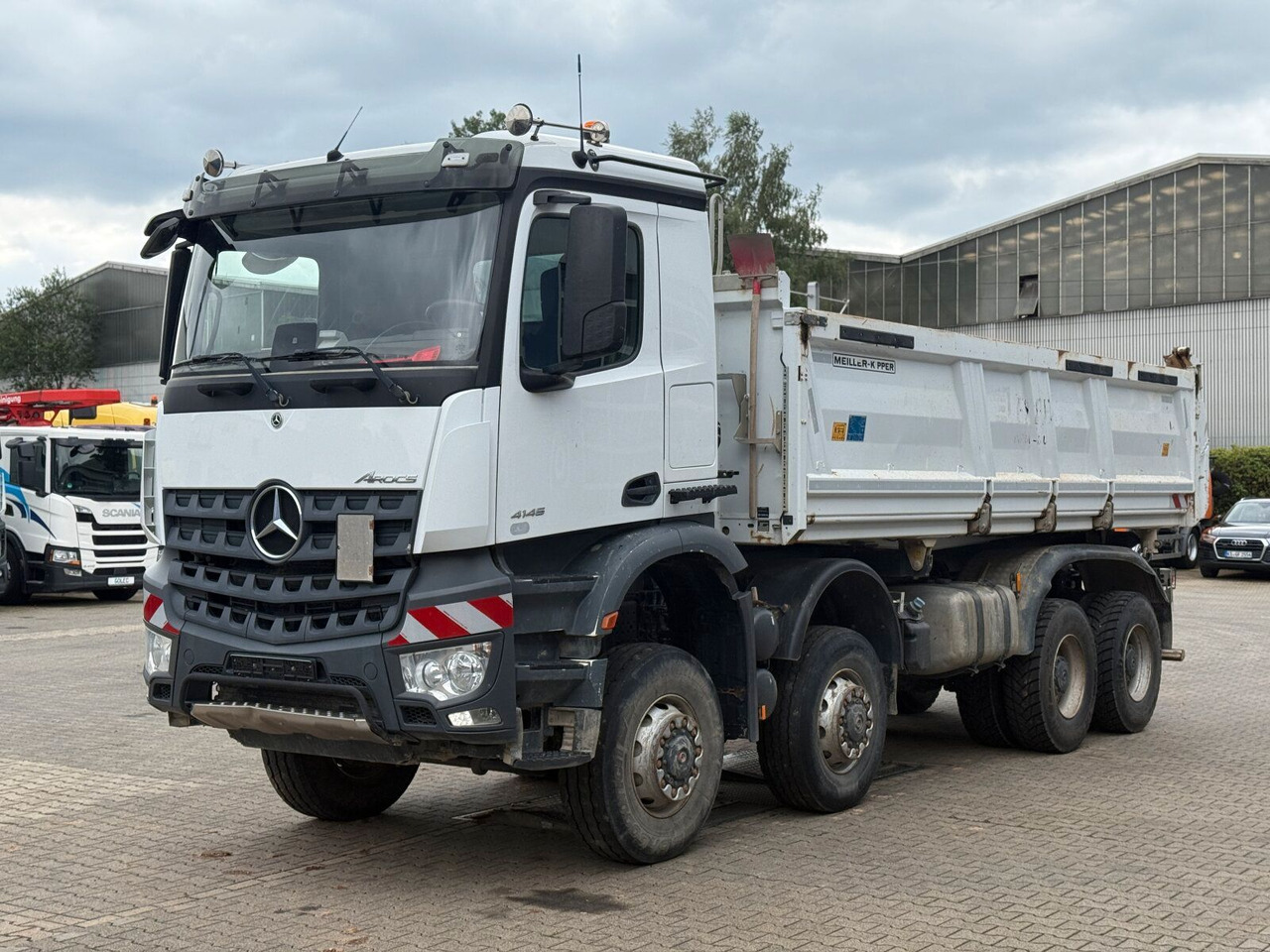 Mercedes-Benz 4145 8x8 Meiler Dreiseitenkipper Bordmatik - Kipper vrachtwagen: afbeelding 1 Mercedes-Benz 4145 8x8 Meiler Dreiseitenkipper Bordmatik - Kipper vrachtwagen: afbeelding 1
