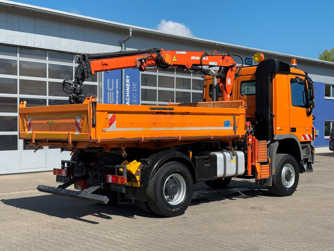 Mercedes-Benz ACTROS 2044 4x4 Kipper Kran ATLAS 65.2 A2L - Kraanwagen: afbeelding 5 Mercedes-Benz ACTROS 2044 4x4 Kipper Kran ATLAS 65.2 A2L - Kraanwagen: afbeelding 5