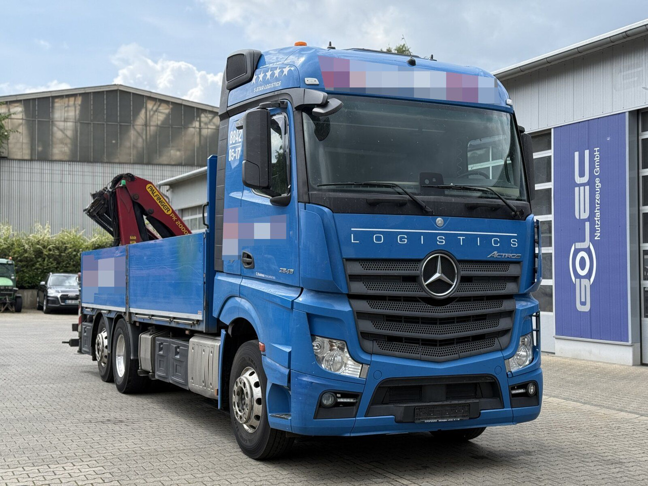 Mercedes-Benz ACTROS 2545 6x2 Pritsche Kran Palfinger PK20001K - Kraanwagen: afbeelding 1 Mercedes-Benz ACTROS 2545 6x2 Pritsche Kran Palfinger PK20001K - Kraanwagen: afbeelding 1