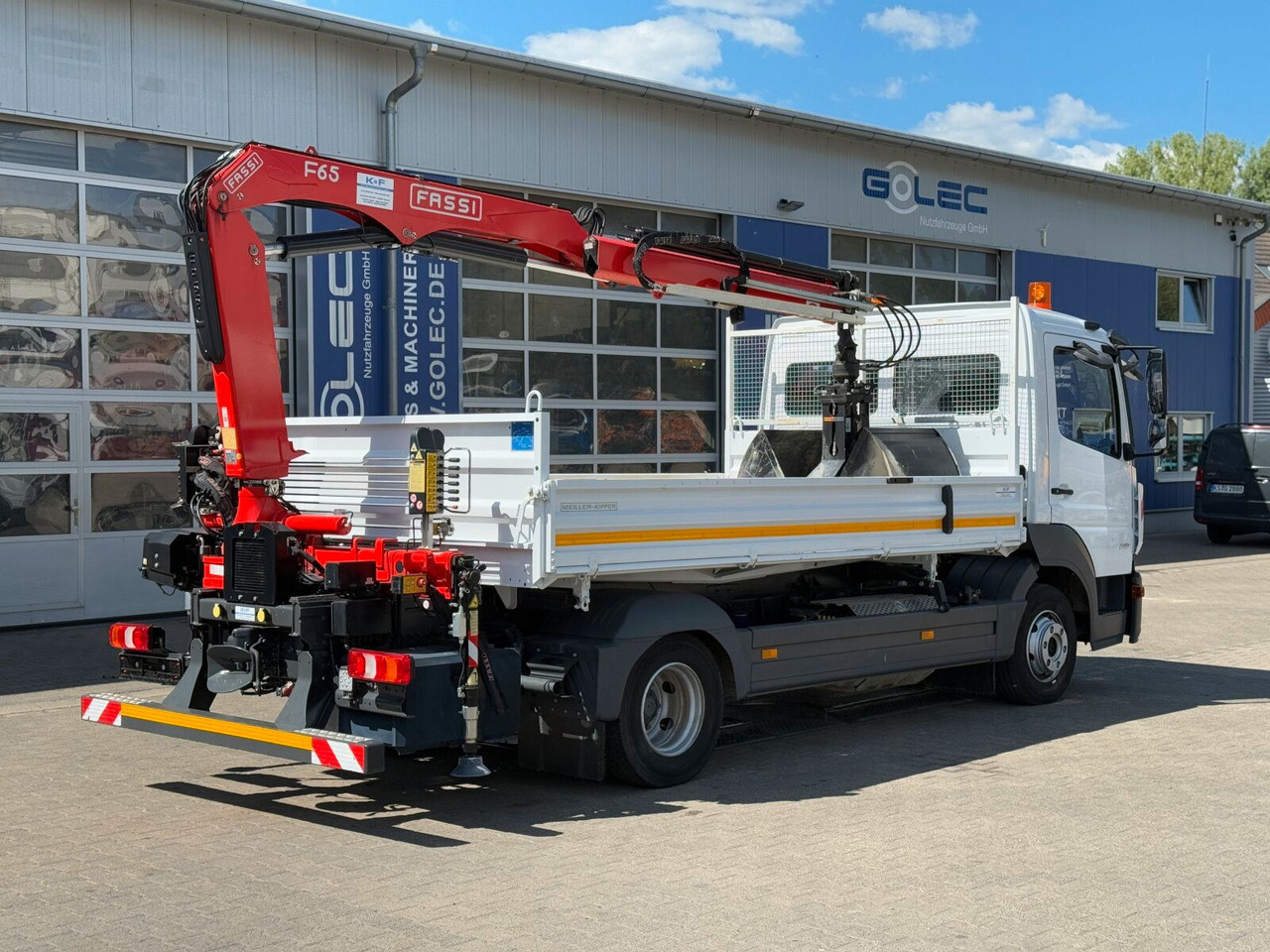 Mercedes-Benz ATEGO 818 4x2 Euro 6 Kipper Kran FASSI F65B.0.22 - Kraanwagen: afbeelding 5 Mercedes-Benz ATEGO 818 4x2 Euro 6 Kipper Kran FASSI F65B.0.22 - Kraanwagen: afbeelding 5