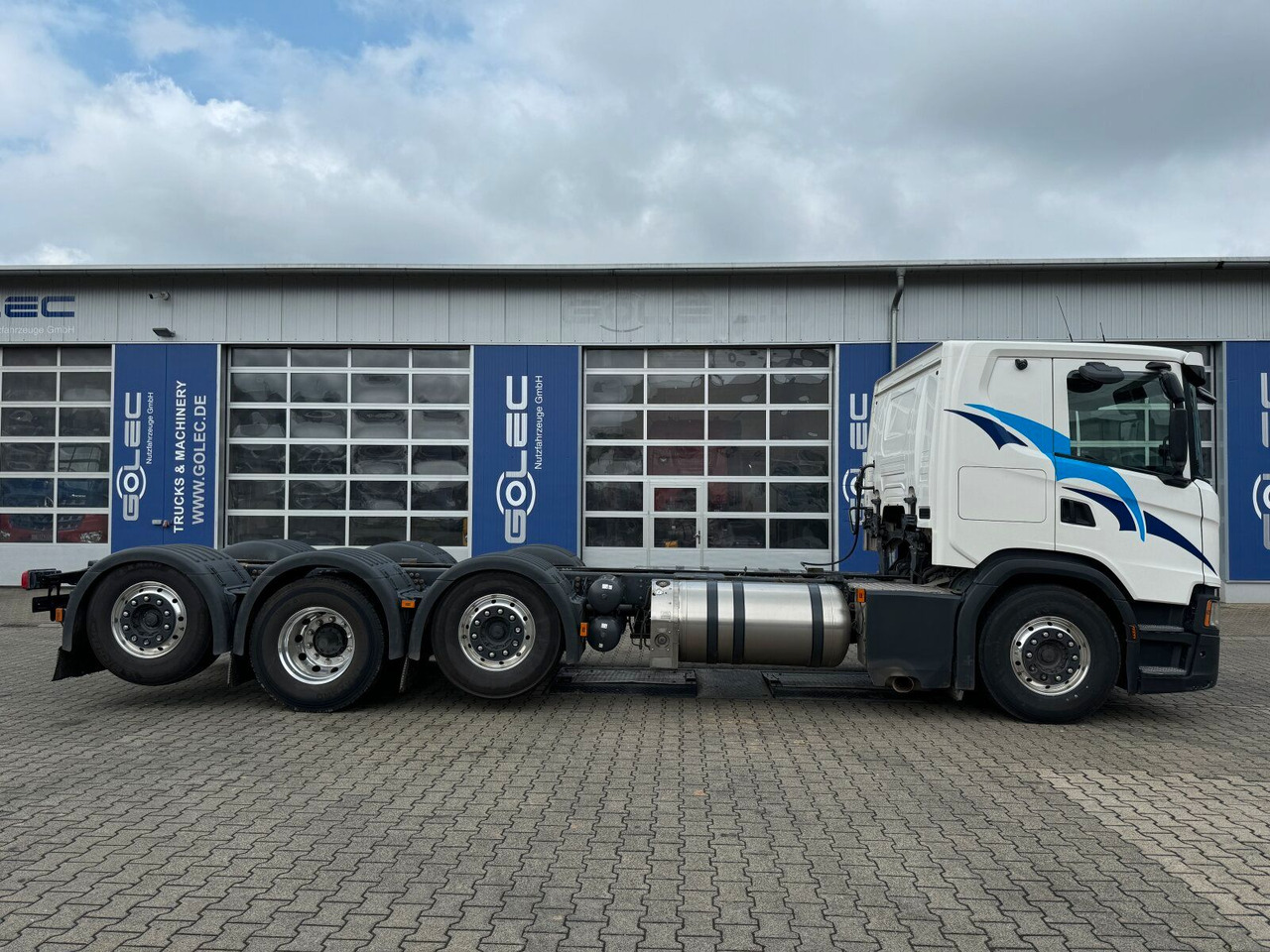 Scania G 410 B8x2*6 NB LNG Fahrgestell Nebenantrieb - Chassis vrachtwagen, Kraanwagen: afbeelding 4 Scania G 410 B8x2*6 NB LNG Fahrgestell Nebenantrieb - Chassis vrachtwagen, Kraanwagen: afbeelding 4